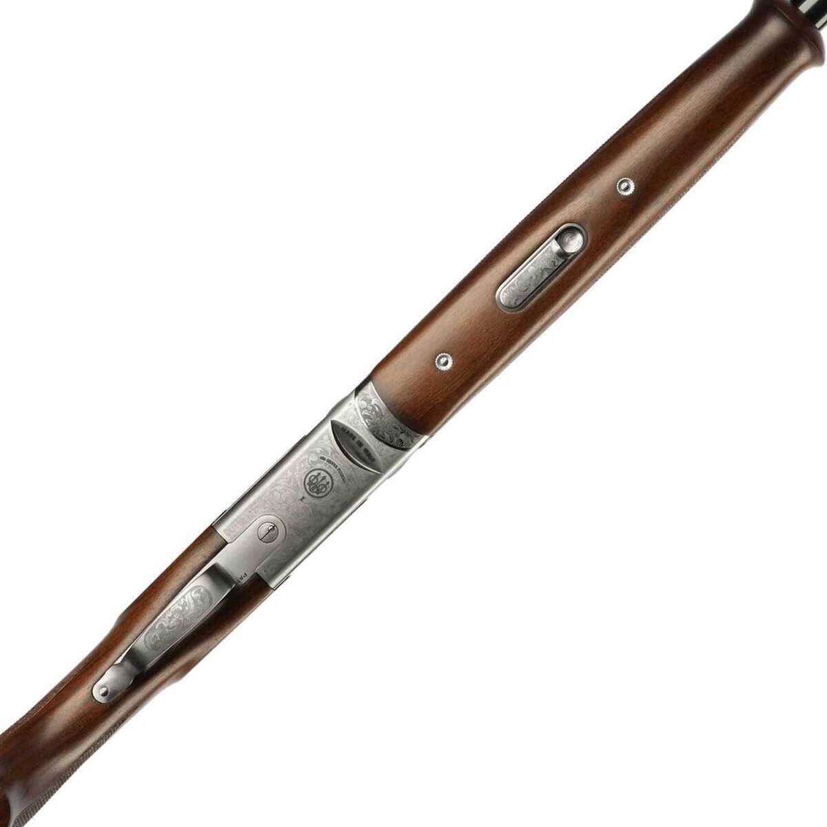 Beretta 686 Silver Pigeon I 20 Gauge 3in Blued/Silver Engraved Over Under Shotgun - 28in - Brown Beretta 686 Silver Pigeon I 20 Gauge 3in Blued/Silver Engraved Over Under Shotgun - 28in - Brown