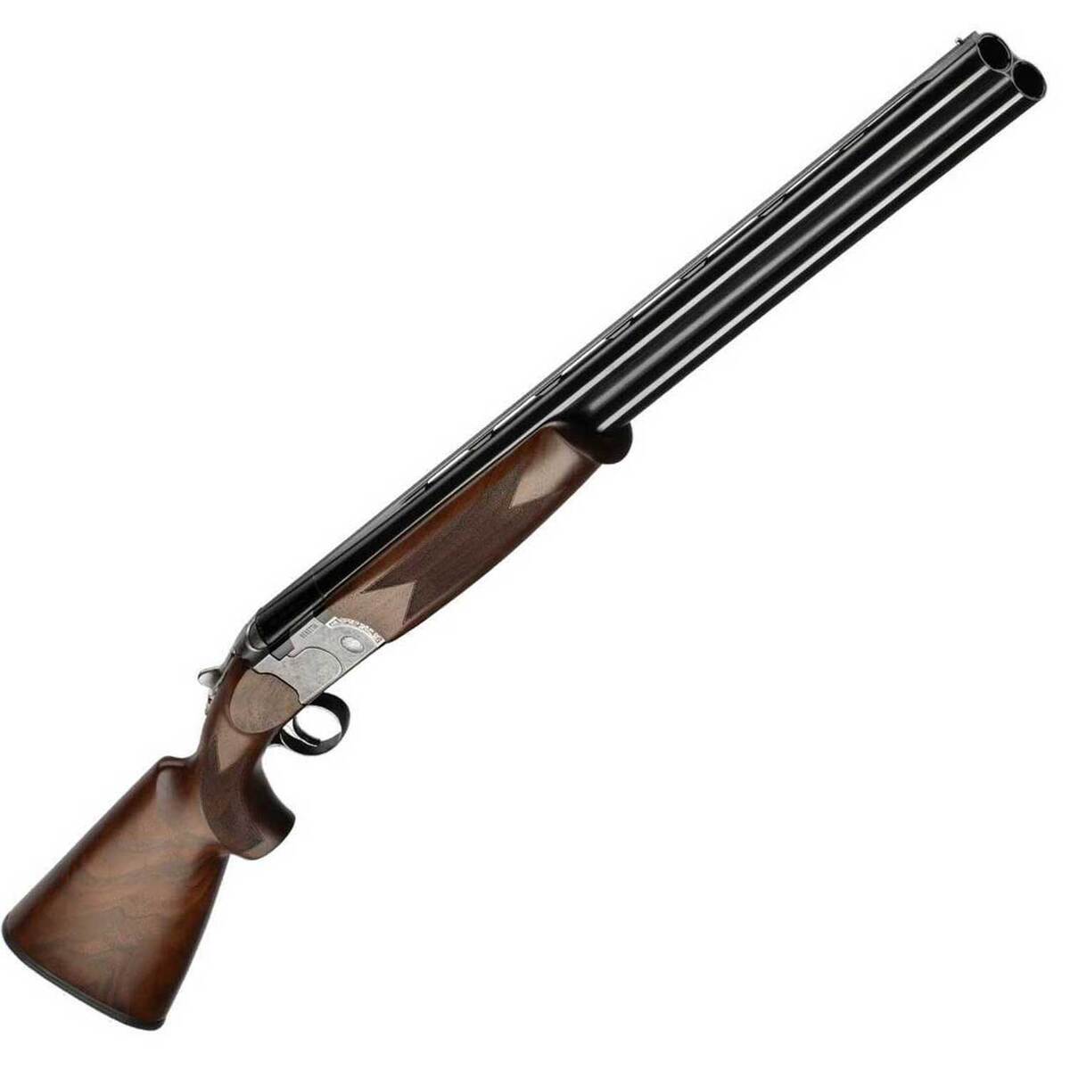 Beretta 686 Silver Pigeon I 20 Gauge 3in Blued/Silver Engraved Over Under Shotgun - 28in - Brown Beretta 686 Silver Pigeon I 20 Gauge 3in Blued/Silver Engraved Over Under Shotgun - 28in - Brown