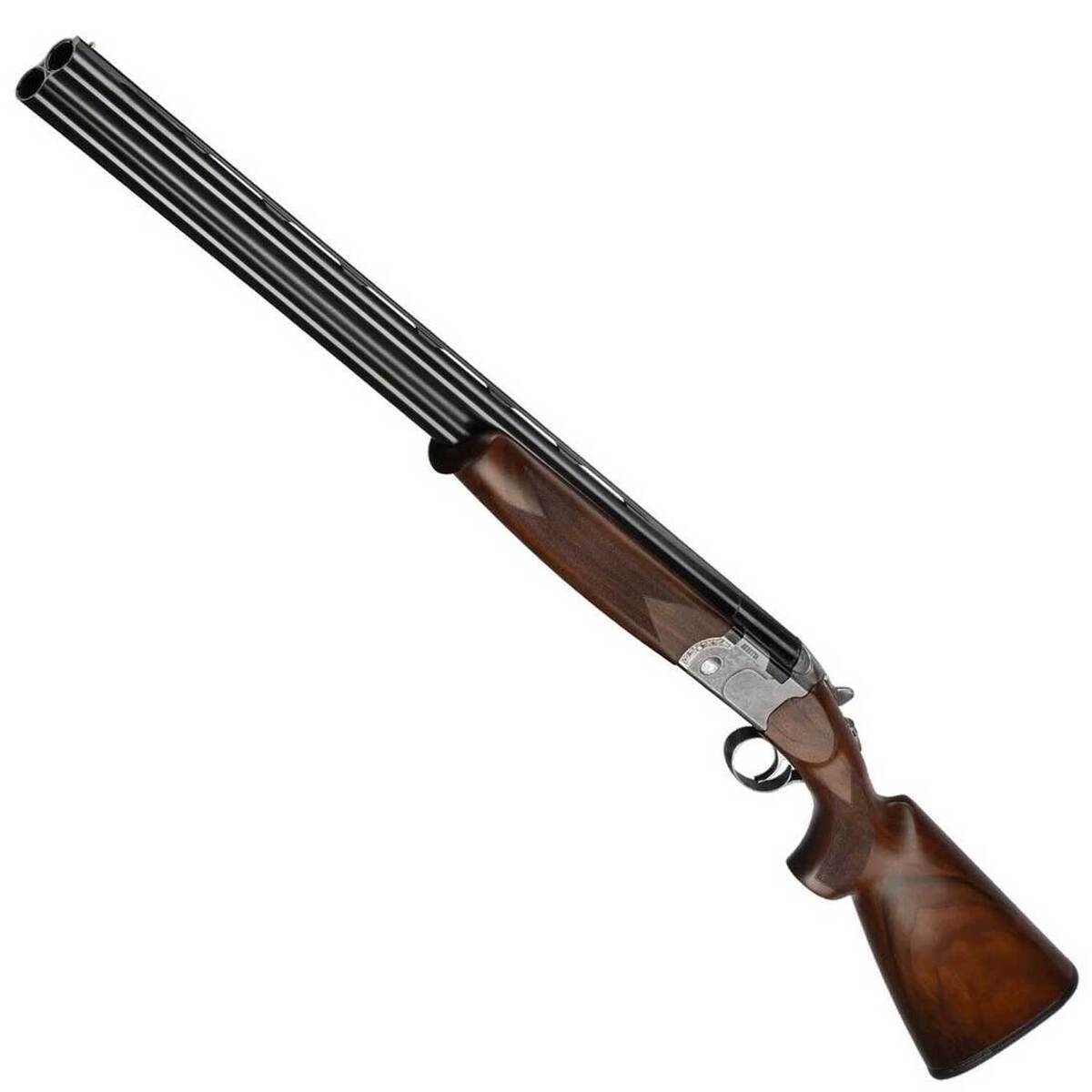 Beretta 686 Silver Pigeon I 20 Gauge 3in Blued/Silver Engraved Over Under Shotgun - 28in - Brown Beretta 686 Silver Pigeon I 20 Gauge 3in Blued/Silver Engraved Over Under Shotgun - 28in - Brown
