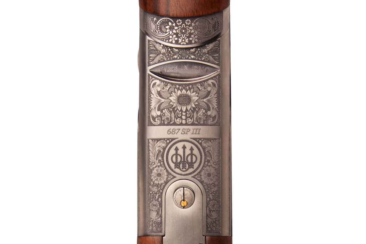 Beretta 687 Silver Pigeon III Walnut 12 Gauge 3in Over Under Shotgun - 30in - Brown Beretta 687 Silver Pigeon III Walnut 12 Gauge 3in Over Under Shotgun - 30in - Brown