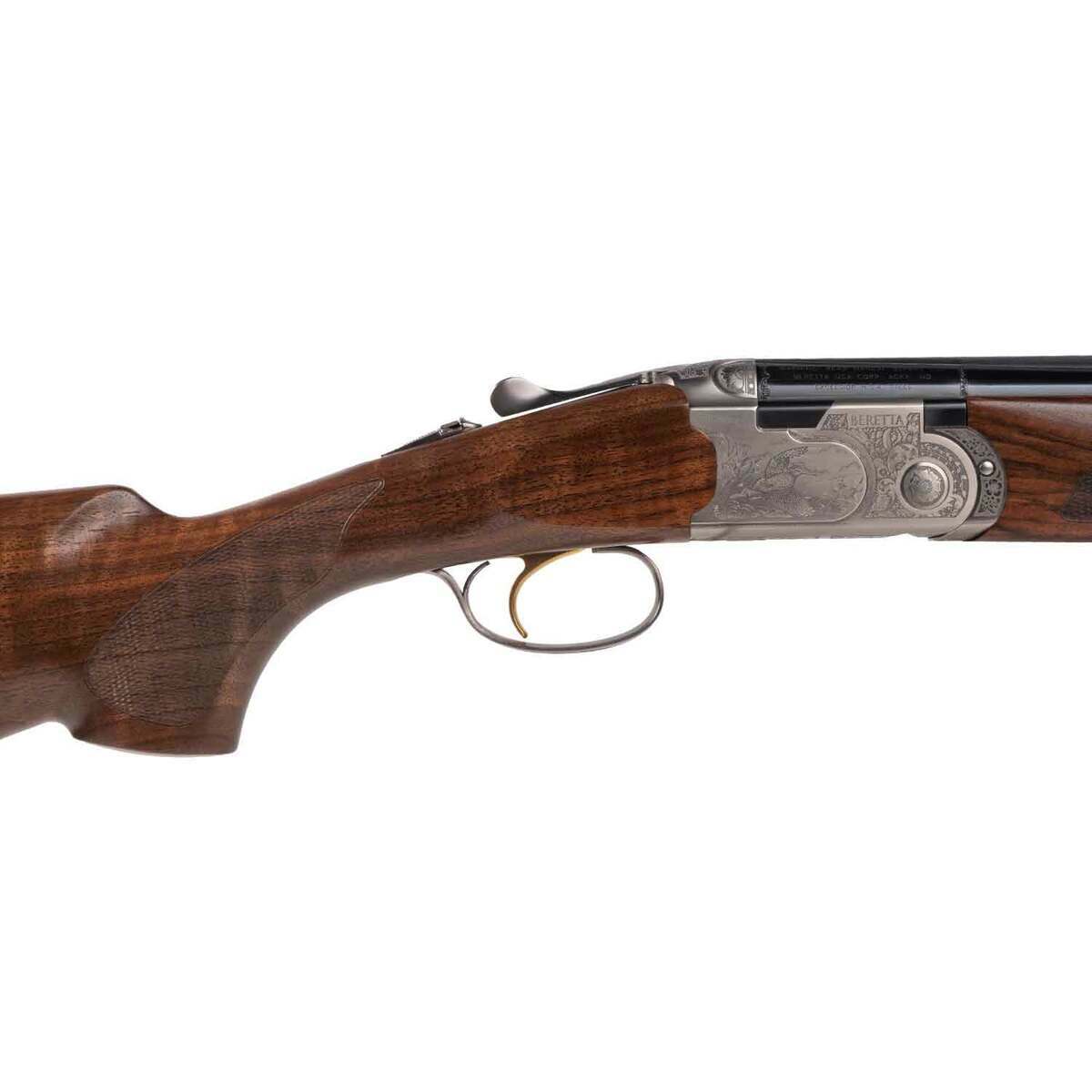 Beretta 687 Silver Pigeon III Walnut 20 Gauge 3in Over Under Shotgun - 26in - Brown Beretta 687 Silver Pigeon III Walnut 20 Gauge 3in Over Under Shotgun - 26in - Brown
