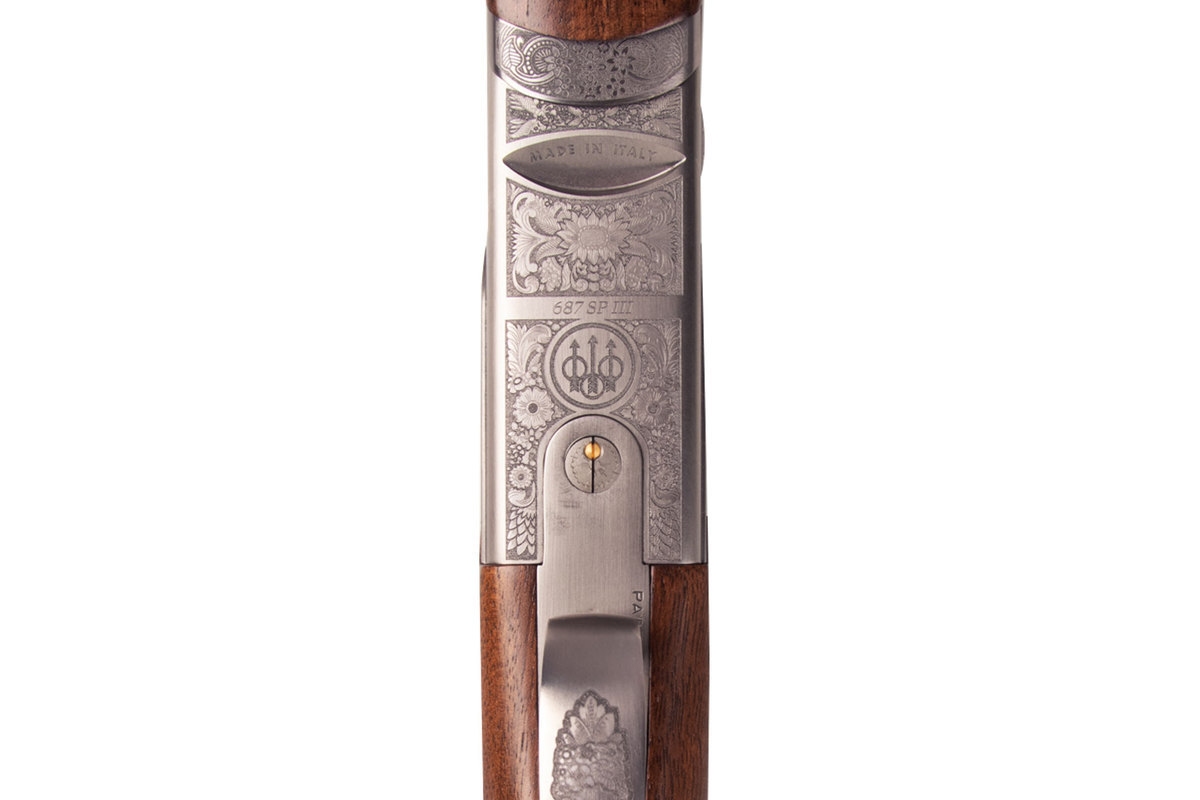 Beretta 687 Silver Pigeon III Walnut 20 Gauge 3in Over Under Shotgun - 28in - Brown Beretta 687 Silver Pigeon III Walnut 20 Gauge 3in Over Under Shotgun - 28in - Brown
