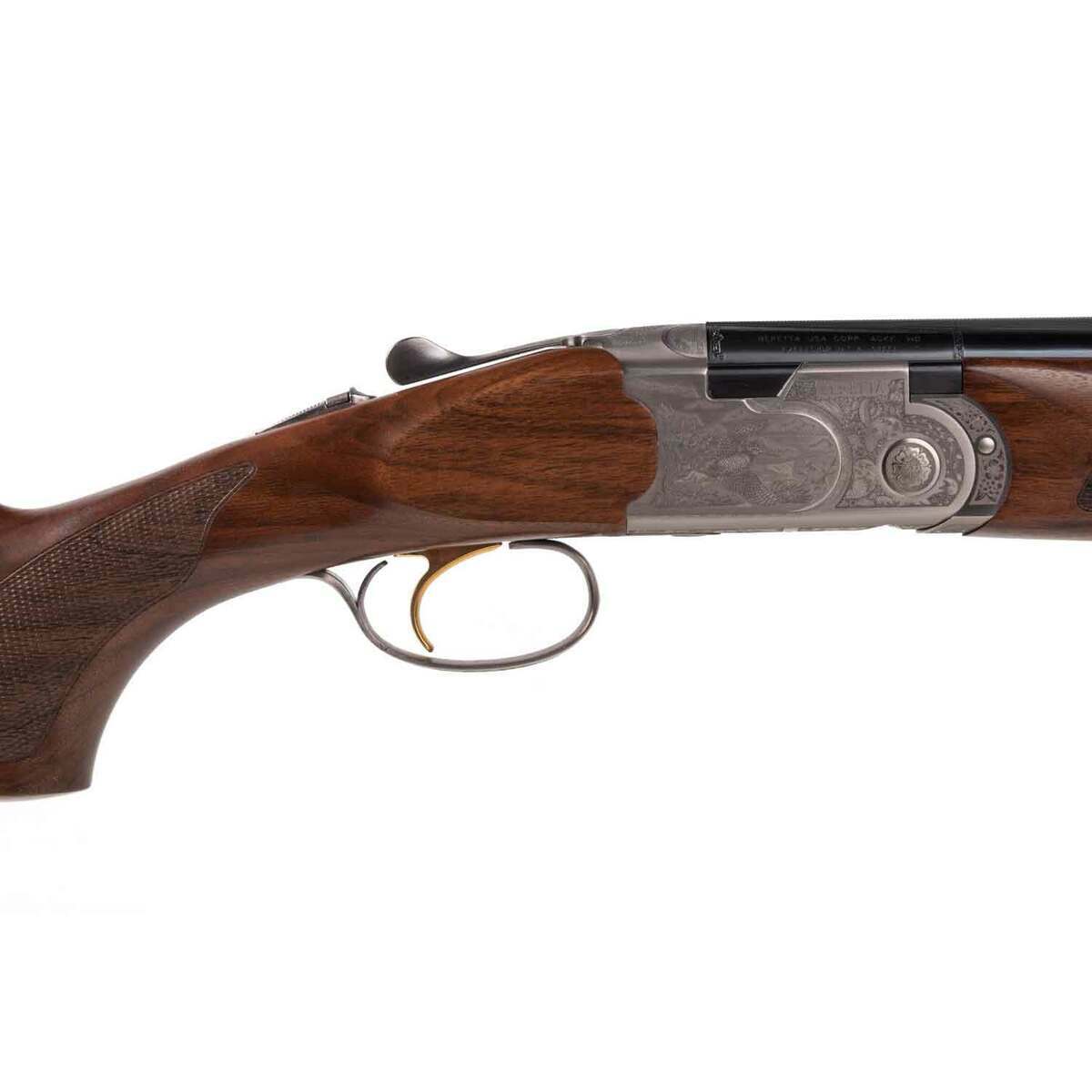 Beretta 687 Silver Pigeon III Walnut 410 Gauge 3in Over Under Shotgun - 26in - Brown Beretta 687 Silver Pigeon III Walnut 410 Gauge 3in Over Under Shotgun - 26in - Brown