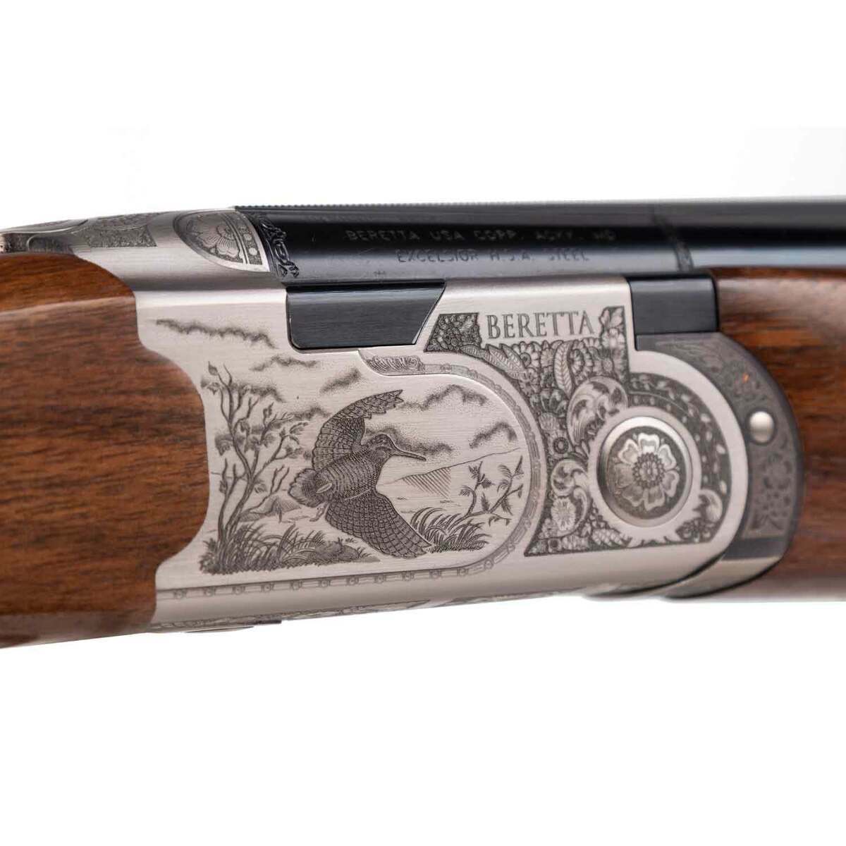 Beretta 687 Silver Pigeon III Walnut 410 Gauge 3in Over Under Shotgun - 26in - Brown Beretta 687 Silver Pigeon III Walnut 410 Gauge 3in Over Under Shotgun - 26in - Brown