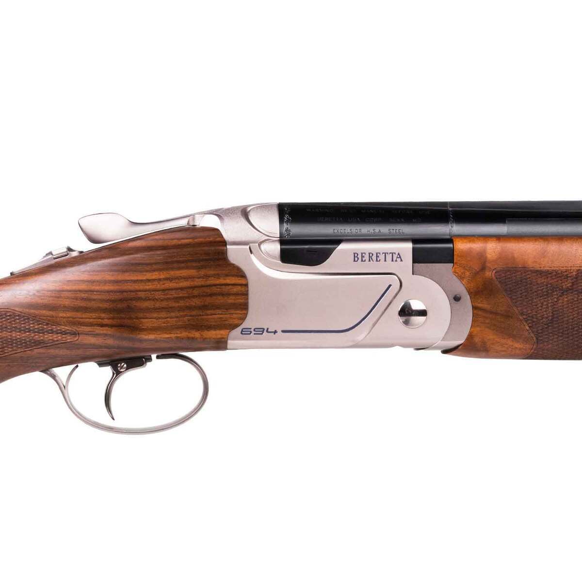 Beretta 694 w/ B-Fast Adj Comb Steelium Plus 12 Gauge 3in Over Under Shotgun - 32in - Brown Beretta 694 w/ B-Fast Adj Comb Steelium Plus 12 Gauge 3in Over Under Shotgun - 32in - Brown