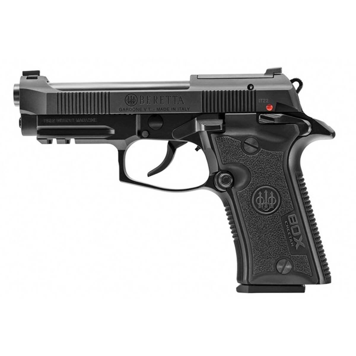 Beretta 80X Cheetah 380 Auto (ACP) 3.9in Matte Black Pistol - 10+1 Rounds - Black Beretta 80X Cheetah 380 Auto (ACP) 3.9in Matte Black Pistol - 10+1 Rounds - Black