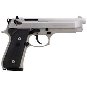Beretta 92FS Inox 9mm Luger 4.9in Satin Stainless Steel Pistol - 10+1 Rounds