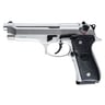 Beretta 92FS Inox 9mm Luger 4.9in Satin Stainless Pistol - 15+1 Rounds  - Gray