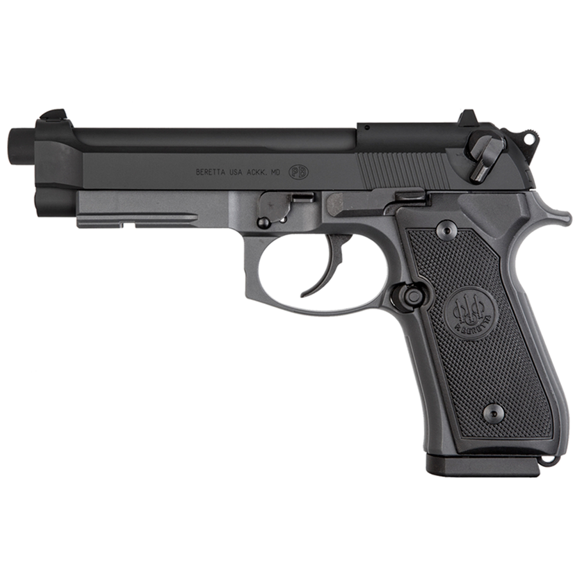 Beretta 92FSR 22 Long Rifle 4.9in Sniper Gray Pistol - 15+1 Rounds - Black Beretta 92FSR 22 Long Rifle 4.9in Sniper Gray Pistol - 15+1 Rounds - Black