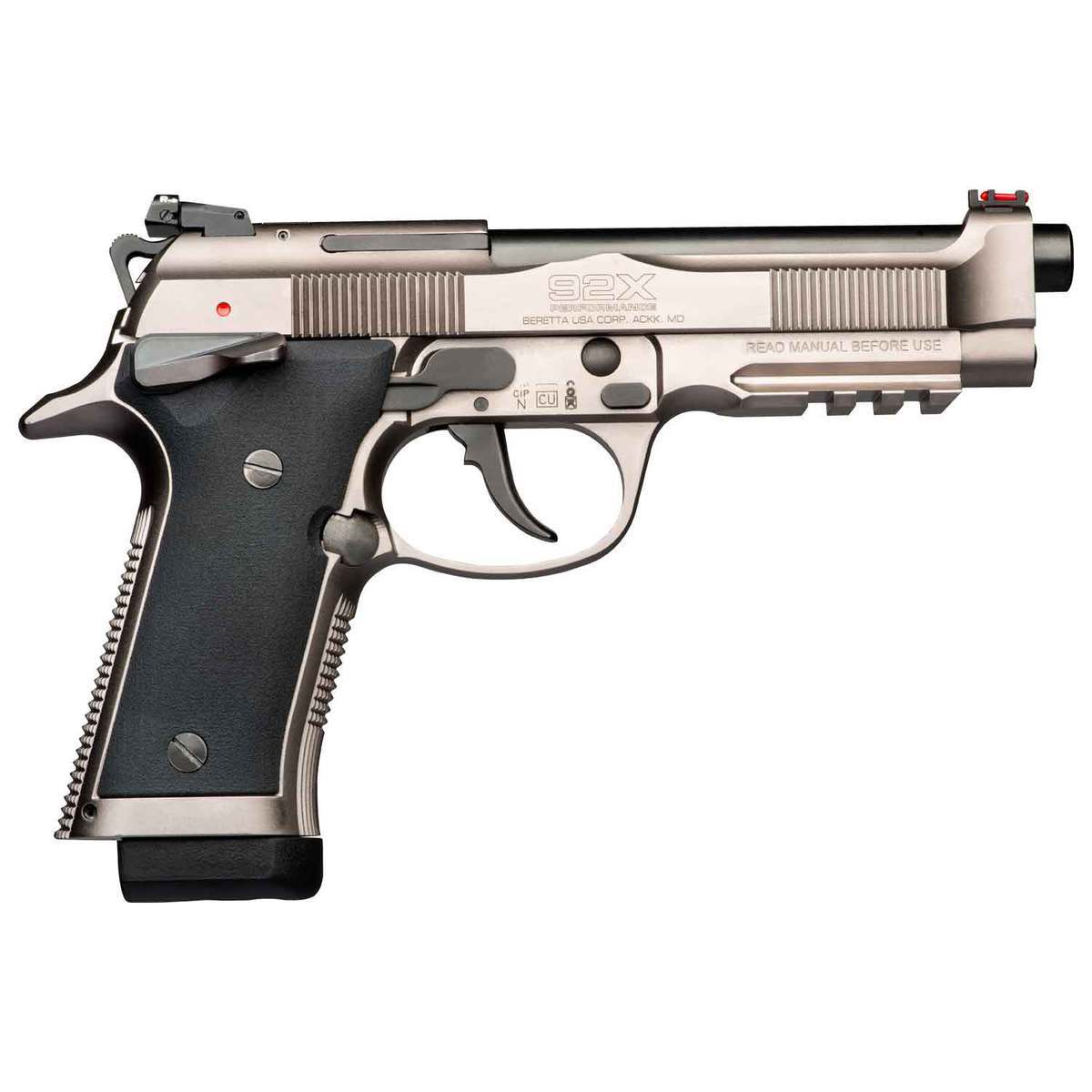 Beretta 92X Performance 9mm Luger 4.9in Gray Nistan Pistol - 15+1 Rounds Beretta 92X Performance 9mm Luger 4.9in Gray Nistan Pistol - 15+1 Rounds