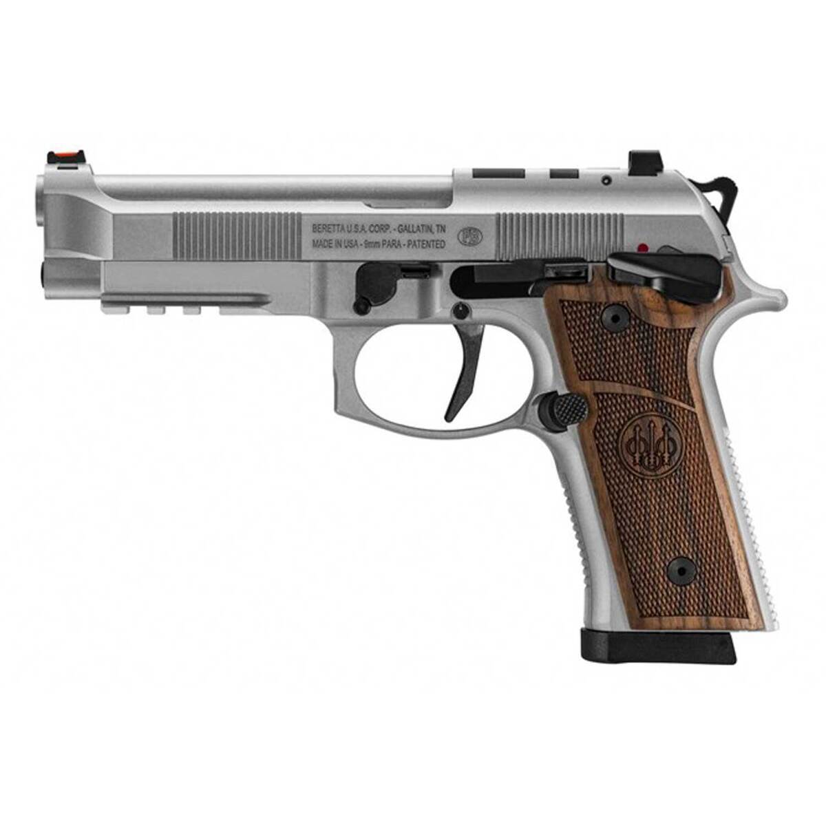 Beretta 92XI 9mm Luger 4.7in Silver Cerakote Pistol - 15+1 Rounds - Gray Beretta 92XI 9mm Luger 4.7in Silver Cerakote Pistol - 15+1 Rounds - Gray