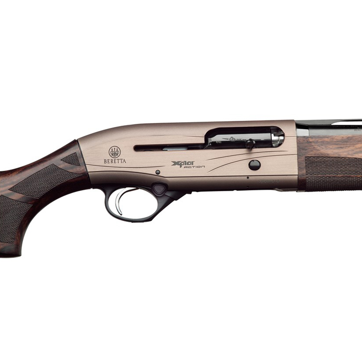 Beretta A400 Xplor Action Bronze 12 Gauge 3in Left Hand Semi Automatic Shotgun - 28in - Brown, Bronze Beretta A400 Xplor Action Bronze 12 Gauge 3in Left Hand Semi Automatic Shotgun - 28in - Brown, Bronze