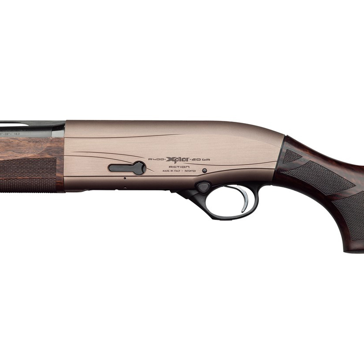 Beretta A400 Xplor Action Bronze 12 Gauge 3in Left Hand Semi Automatic Shotgun - 28in - Brown, Bronze Beretta A400 Xplor Action Bronze 12 Gauge 3in Left Hand Semi Automatic Shotgun - 28in - Brown, Bronze