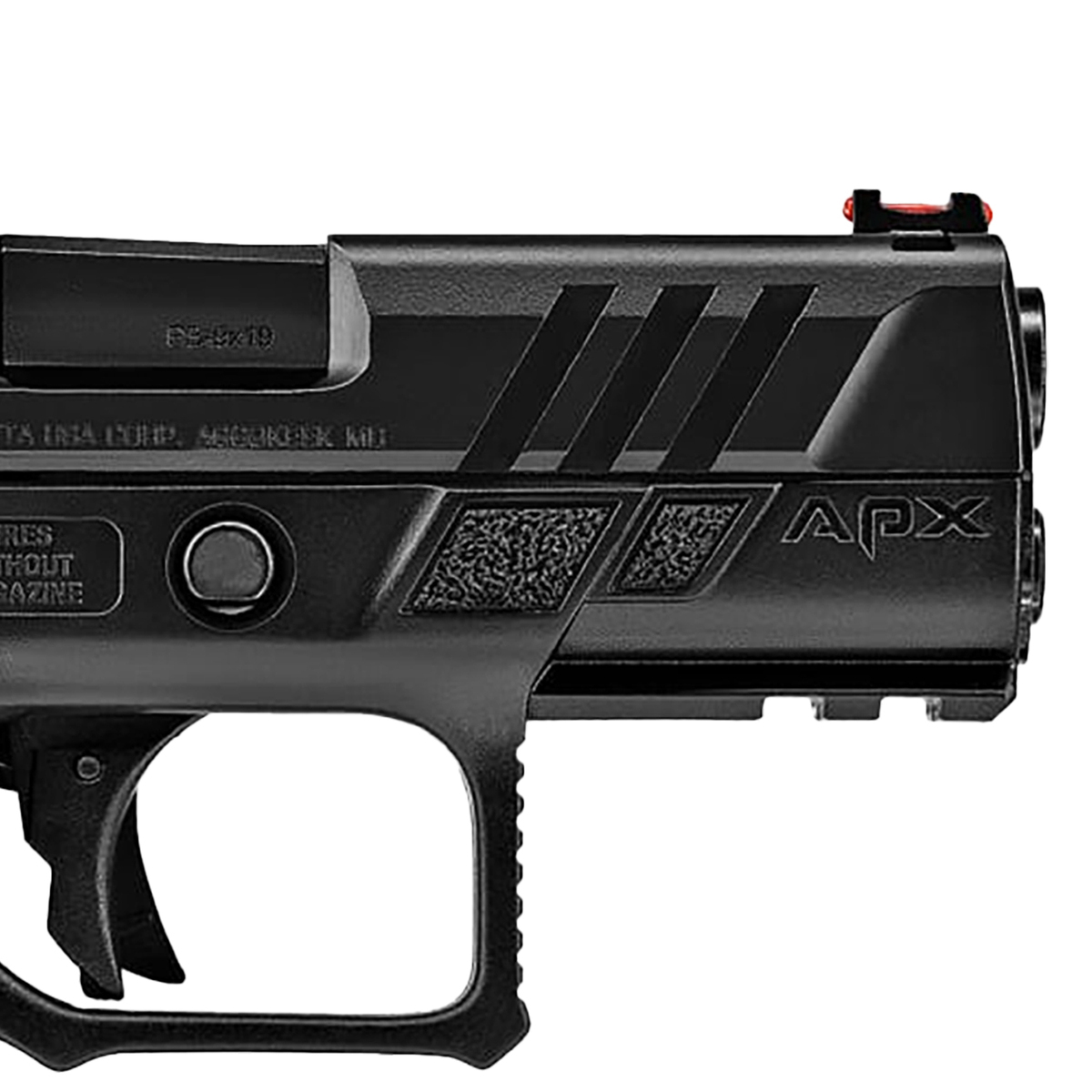 Apx Compact Beretta APX A1 Compact 9mm Luger 3.7in Matte Black Pistol - 15+1 Rounds ...