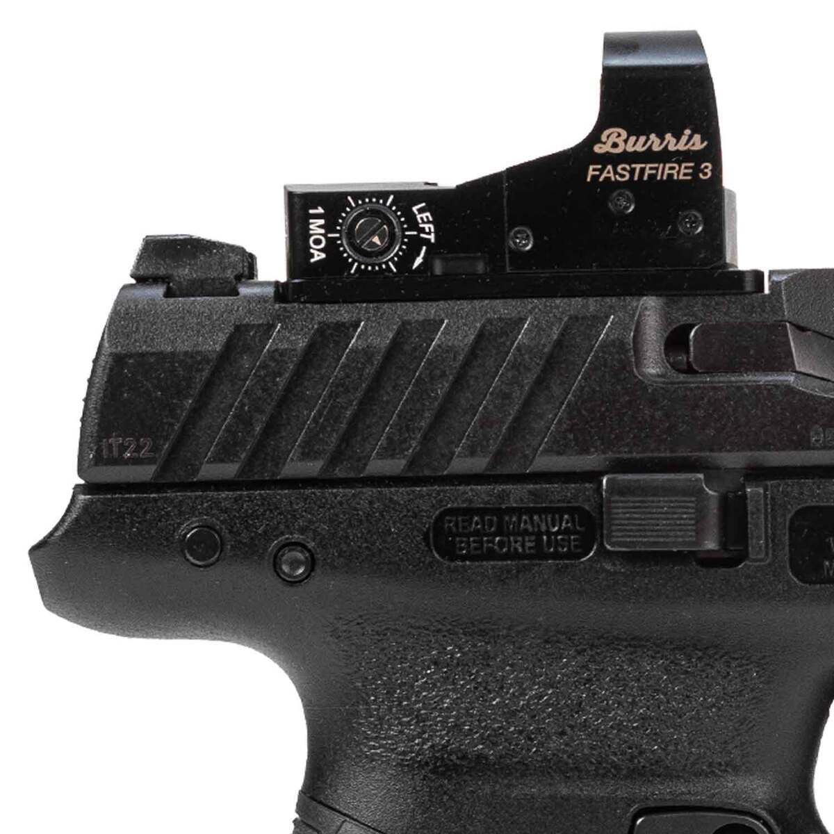 Beretta APX-A1 FS w/ Burris FastFire 9mm Luger 4.3in Black Aquatech Shield Pistol - 17+1 Rounds - Black Beretta APX-A1 FS w/ Burris FastFire 9mm Luger 4.3in Black Aquatech Shield Pistol - 17+1 Rounds - Black