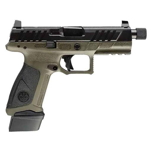 Beretta APX A1 Tactical 9mm Luger 4.8in Matte Pistol - 21+1 Rounds - Green Fullsize image