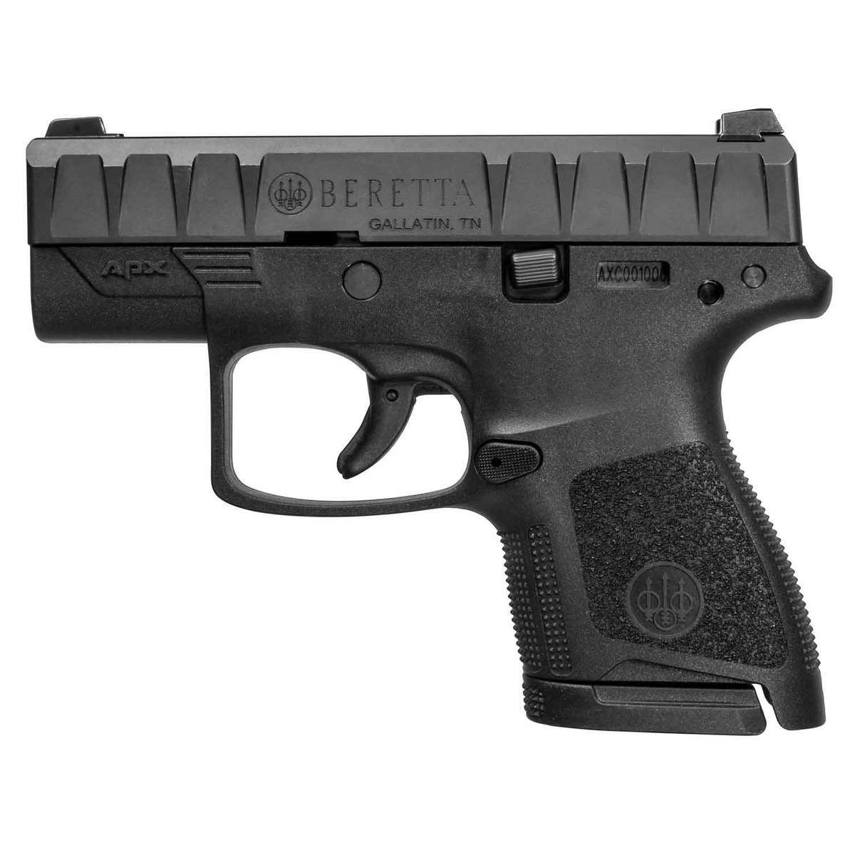 Beretta APX Carry 9mm Luger 3in Black Pistol - 8+1 Rounds Beretta APX Carry 9mm Luger 3in Black Pistol - 8+1 Rounds