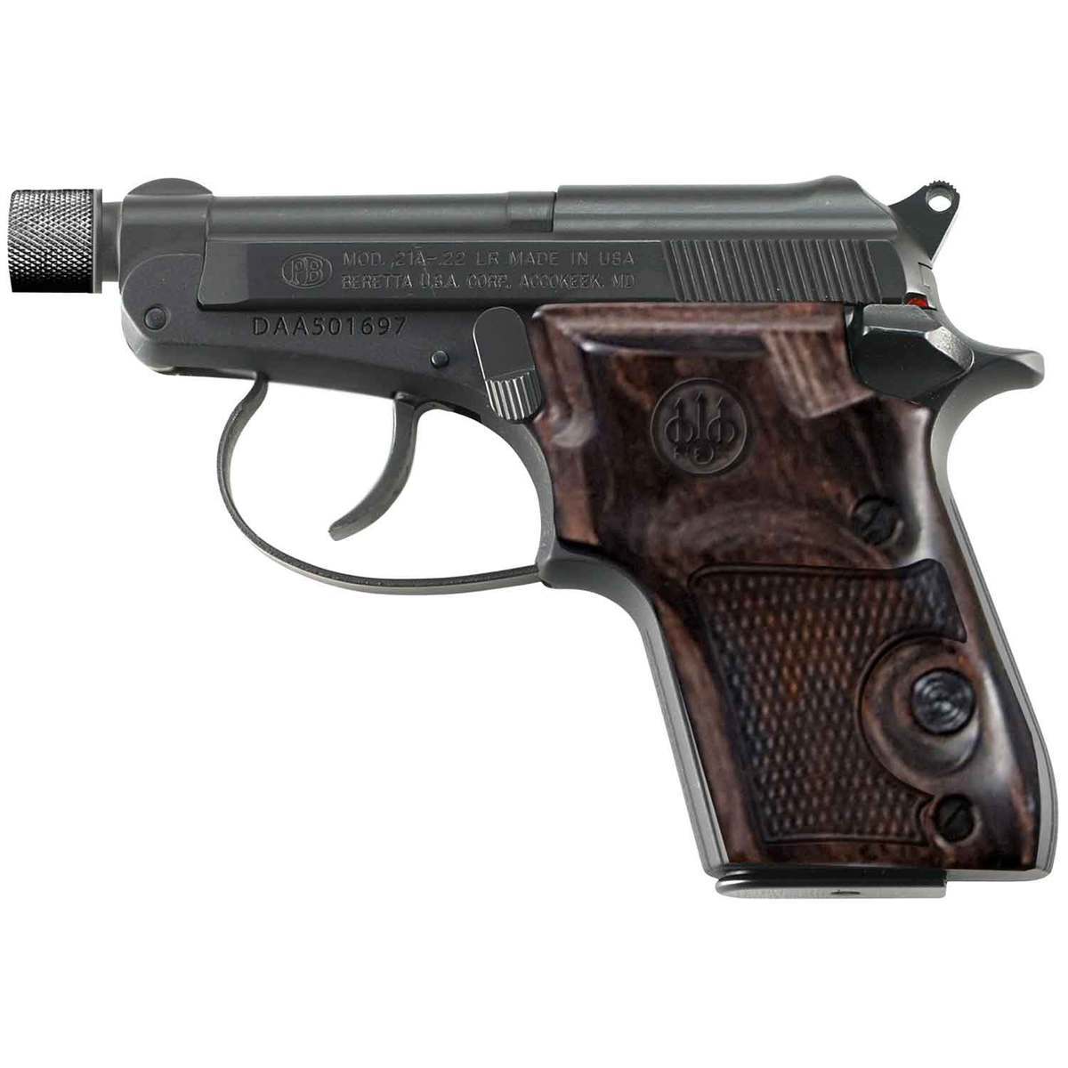 Beretta Bobcat Covert 22 Long Rifle 2.9in Black/Walnut Pistol - 7+1 Rounds - Black/Wood Beretta Bobcat Covert 22 Long Rifle 2.9in Black/Walnut Pistol - 7+1 Rounds - Black/Wood