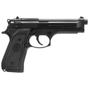 Beretta M9 9mm Luger 4.9in Black Bruniton Pistol - 10+1 Rounds