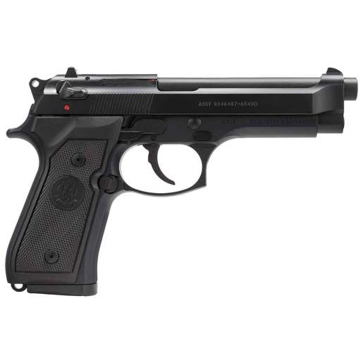 Beretta M9 9mm Luger 4.9in Black Bruniton Pistol - 10+1 Rounds - Black image