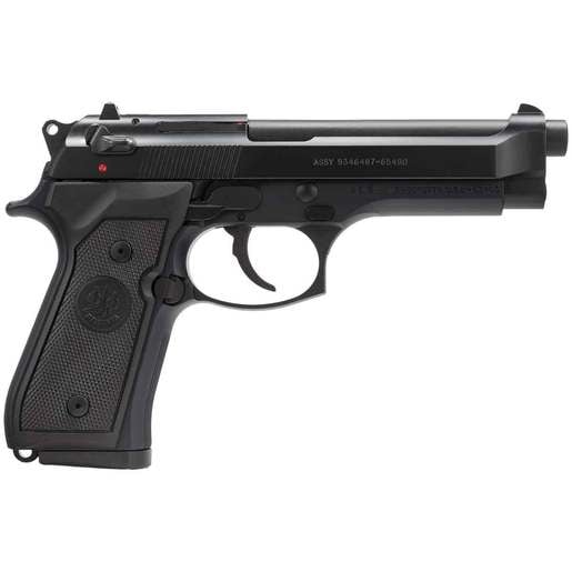 Beretta M9 9mm Luger 4.9in Black Bruniton Pistol - 15+1 Rounds - Black image