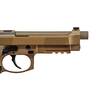 Beretta M9A4 Centurion 9mm Luger 4.8in Flat Dark Earth Cerakote Pistol - 18+1 Rounds - Brown