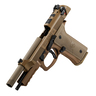 Beretta M9A4 G 9mm Luger 5.1in FDE Pistol – 10+1 Rounds - Tan