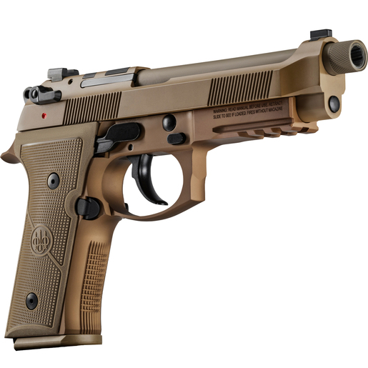 Beretta M9A4 9mm Luger 5.1in FDE Pistol - 18+1 Rounds - Tan Full-Size image