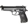 Beretta 92A1 9mm Luger 4.9in Bruniton Matte Black Pistol - 10+1 Rounds - Black