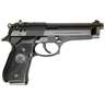 Beretta Model 92FS 9mm Luger 4.9in Black Bruniton Pistol - 15+1 Rounds - Black