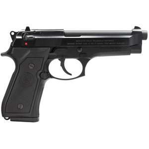Beretta Model 92 9mm Luger 4.9in Black Bruniton Pistol - 15+1 Rounds