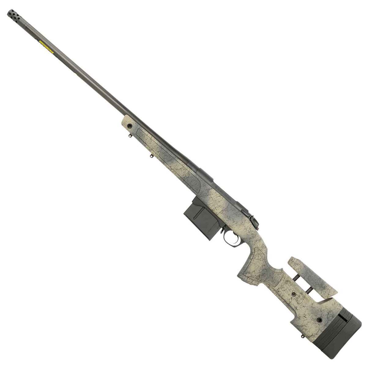 Bergara B-14 7mm PRC HMR Carbon Wilderness Sniper Gray Cerakote Bolt Action Rifle - 22in - Camo Bergara B-14 7mm PRC HMR Carbon Wilderness Sniper Gray Cerakote Bolt Action Rifle - 22in - Camo