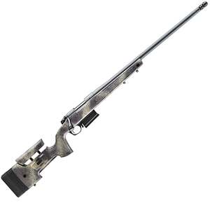 Bergara B-14 Wilderness HMR Sniper Gray Cerakote Bolt Action Rifle - 7mm Remington Magnum - 24in