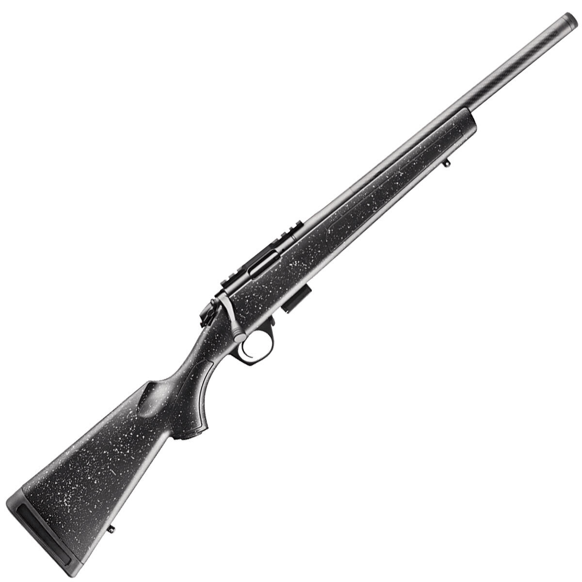 Bergara BMR Matte Black/Carbon Bolt Action Rifle - 22 WMR - 20in - Black/Tactical Grey Specks Bergara BMR Matte Black/Carbon Bolt Action Rifle - 22 WMR - 20in - Black/Tactical Grey Specks