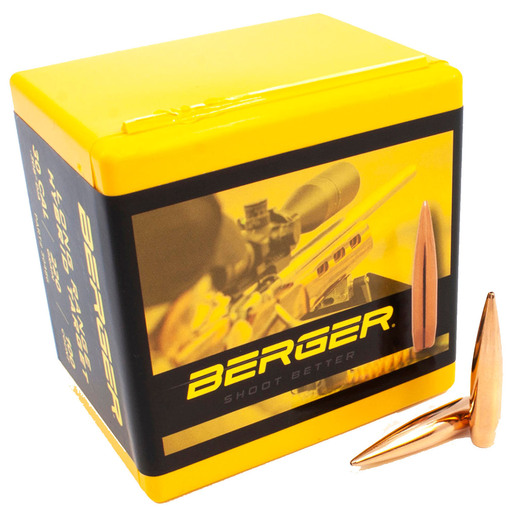 Berger Bullets 30 Caliber Long Range Hybrid Target 220gr Reloading Bullets - 100 Rounds - Berger Bullets
