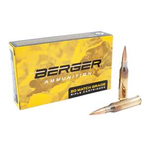 Berger Bullets Tactical 260 Remington 130gr HOTM Centerfire Rifle Ammo - 20 Rounds