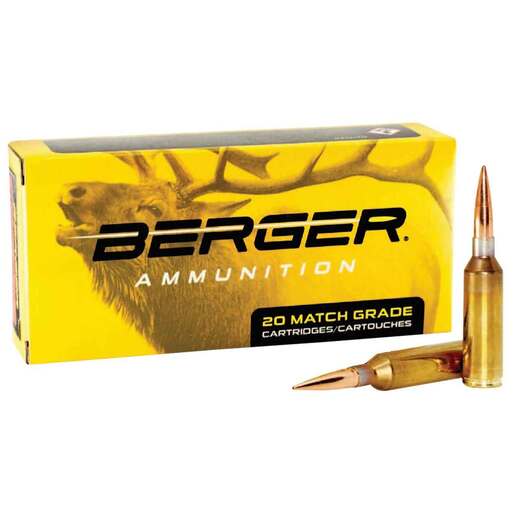 Berger Bullets Target 6.5 PRC 156gr Hybrid Centerfire Rifle Ammo Ammo - 20 Rounds 20 Rounds Ammo