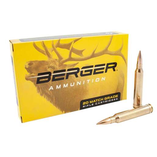 Berger Classic Hunter 300 Winchester Magnum 168gr HBT Centerfire Rifle Ammo Ammo - 20 Rounds 20 Rounds Ammo