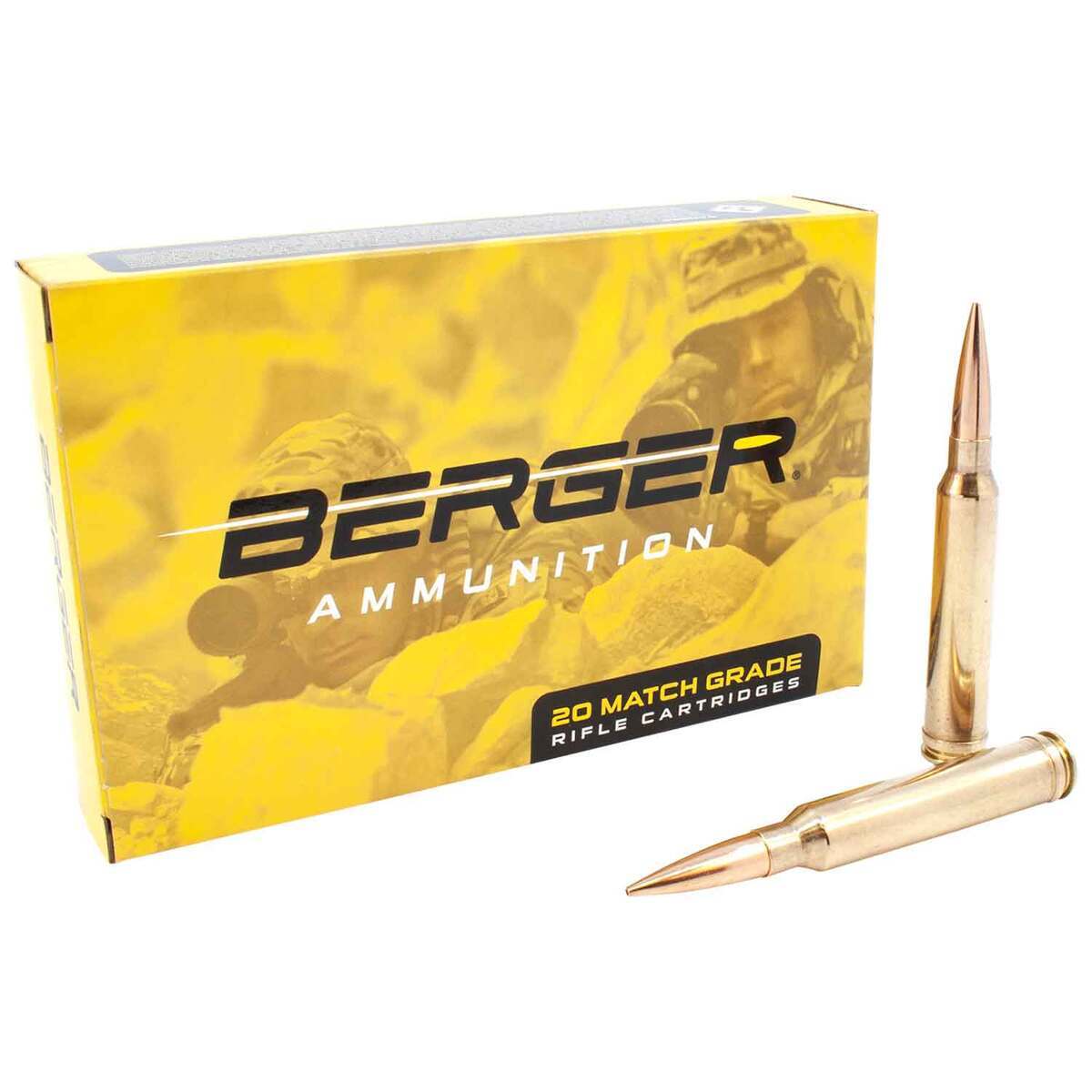 Berger Bullets Target 300 Winchester Magnum 215gr HBT Rifle Ammo - 20 Rounds Berger Bullets Target 300 Winchester Magnum 215gr HBT Rifle Ammo - 20 Rounds