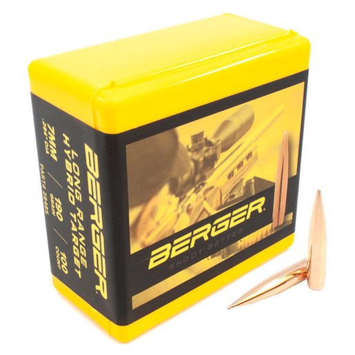 Berger Bullets 7mm Long Range Hybrid Target 190gr Reloading Bullets - 100 Rounds - Berger Bullets
