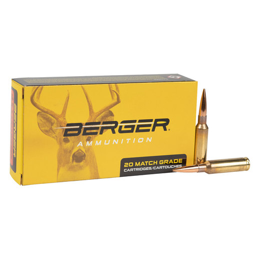 Berger Bullets Extreme Outer Limits Elite Hunter 6.5 Creedmoor 156gr JHP Rifle Ammo Ammo - 20 Rounds 20 Rounds Ammo