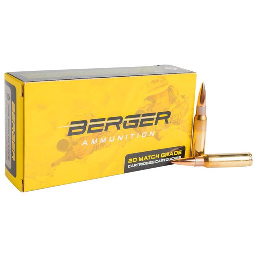 Berger Bullets Hybrid Juggernaut OTM Tactical 308 Winchester 185gr JHP Centerfire Rifle Ammo – 20 Rounds