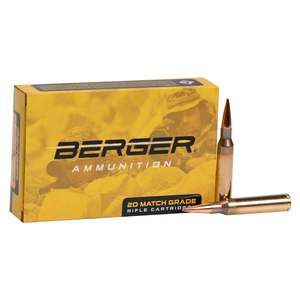 Berger Bullets Hybrid OTM Tactical 338 Lapua Magnum 300gr JHP Rifle Ammo - 20 Rounds