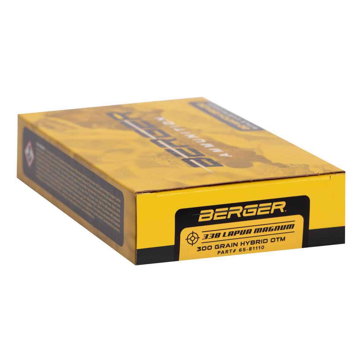 Berger Bullets Hybrid OTM Tactical 338 Lapua Magnum 300gr JHP Rifle Ammo - 20 Rounds Berger Bullets Hybrid OTM Tactical 338 Lapua Magnum 300gr JHP Rifle Ammo - 20 Rounds