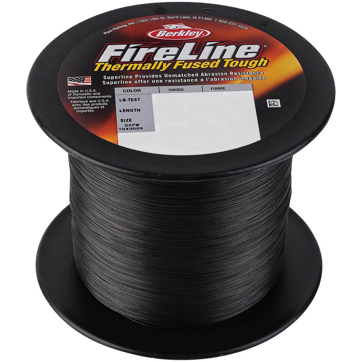 Berkley FireLine Superline, Smoke, 30lb | 13.6kg Fishing Line