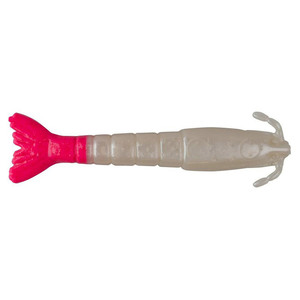 Berkley Gulp! Saltwater Shrimp Soft Bait – Pearl White/Pink, 3in, 6pk