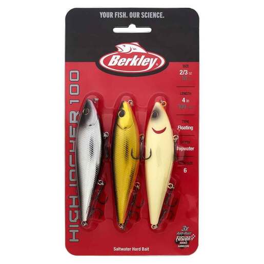 Berkley HighJacker Saltwater Pro Topwater Bait Kit – Assorted 6
