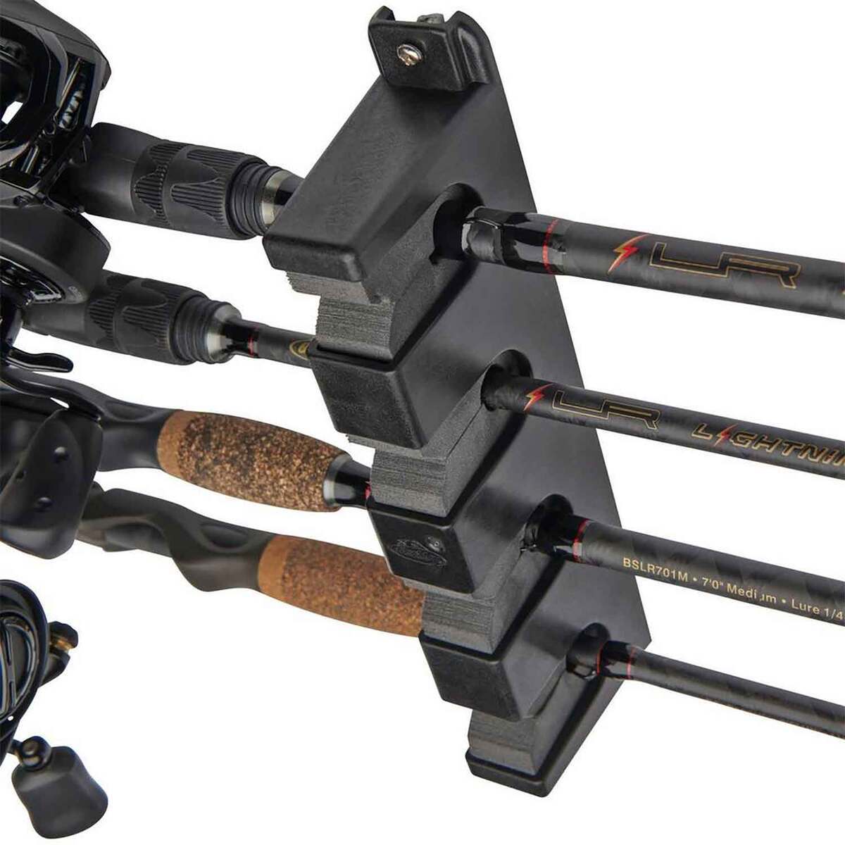 Berkley Horizontal 4 Rod Rack - Black | Sportsman's Warehouse