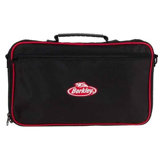 Berkley Jar Bait Folder Soft Tackle Bag – Black/Red 16 Jars