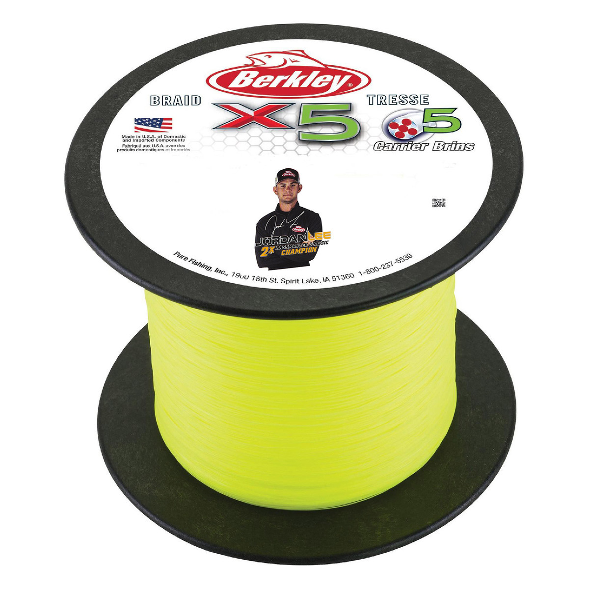 Jordan Hunting Line Berkley Jordan Lee x5 Braided Fishing Line - 328yds | Sportsman's Warehouse